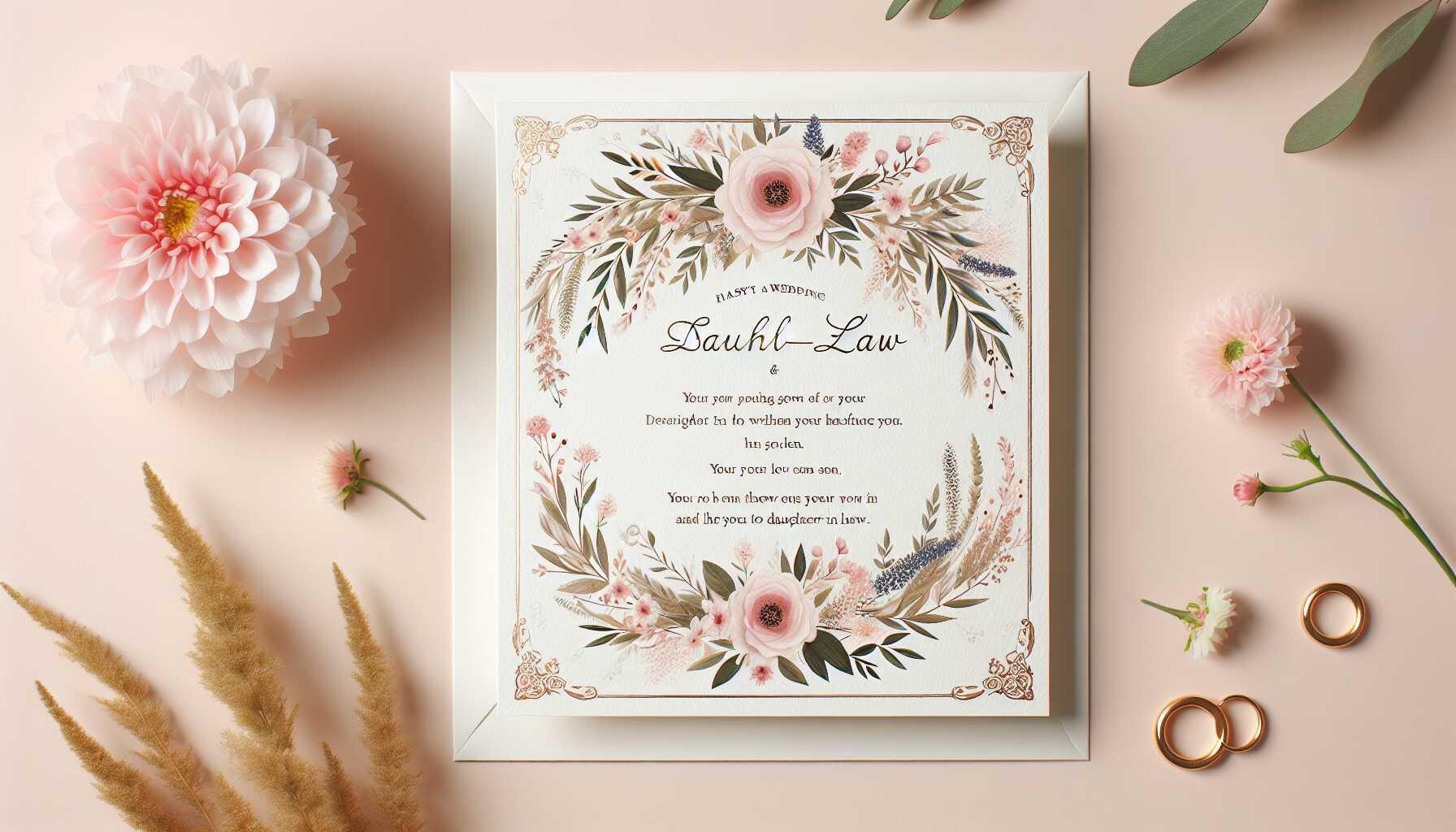 5 Heartfelt Ideas on What to Write in a Wedding Card for Son and Daughter-in-Law